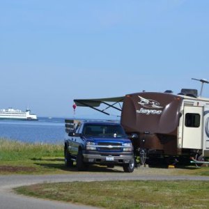 Front view from road.
Ultimate WA state camping