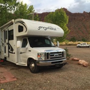 Harvey the RV in Moab Utah.