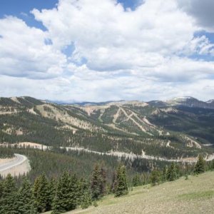 Continental divide looking east