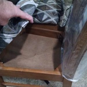 Storage in Chairs - It was a pleasant surprise to find that our dinette chairs actually open up and have some storage in them.   We can stow some smal