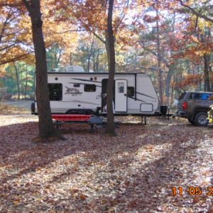 Pinery Provincial Park... could not have asked for a better weekend, low 60's, not a lot of campers, and leaves galore falling around us