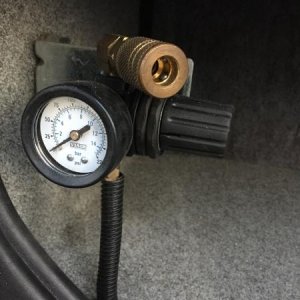 Air Accessory Port. Added this to the compartment above the propane tank.