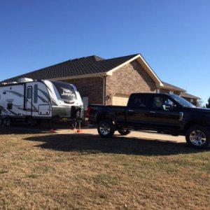 2017 F 250 and 2017 White Hawk 27DSRL.