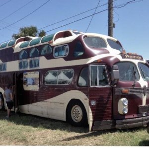 1949 AeroCoach and a 1955 Scenic Cruiser combined.