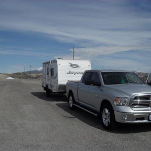 On the road - someplace in the middle of nowhere - US-93 eastern Nevada