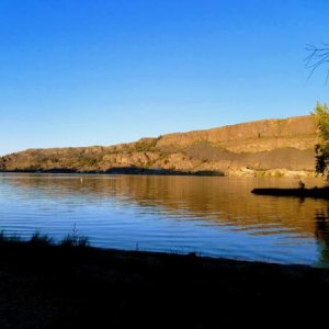 Banks Lake, Steamboat Rock State Park, eastern Washington