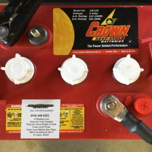 Crown CR235 Battery - 235 AH at 6 volts