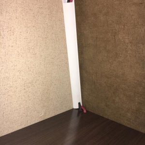 Underneath cabinet to nightstand