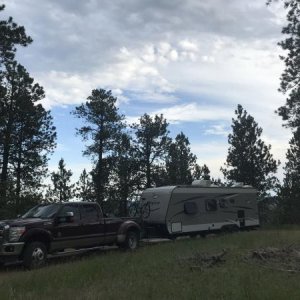 Boondocking outside Deadwood South Dakota