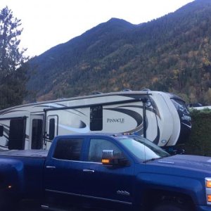 Camperland at Bridal Veil Falls, B.C.