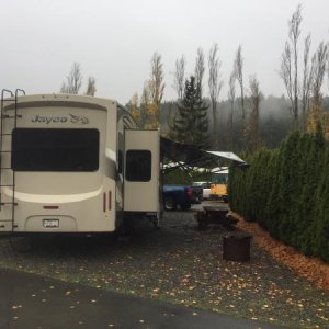 Our home for the winter, Pedder Bay on Vancouver Island