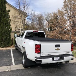 2015 Silverado High Country 3500 4X4 DRW B&W Companion hitch and 100 Gal ext fuel tank by ATTA.