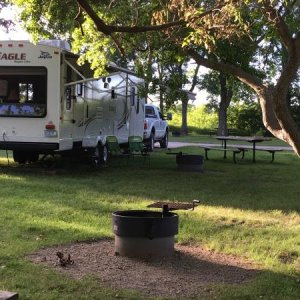 Camping in Minnesota at Buffalo River