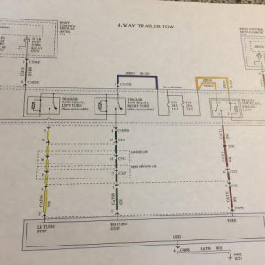 ELECTRICAL   FORD Towing circuit   3