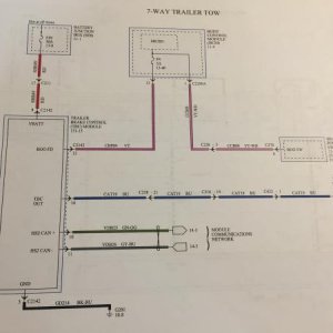 ELECTRICAL   FORD Towing circuit   4