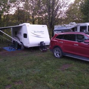 Our first camping trip to Auburn River Retreat in southern Ontario.