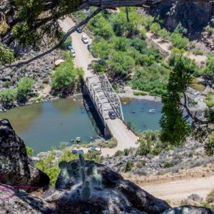 400 Feet above the John Dunn Bridge, Rio Grand Gorge