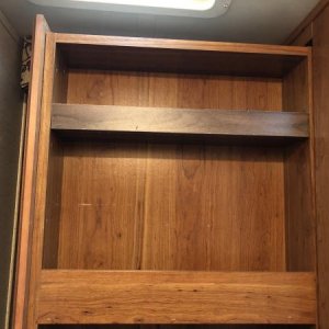 Bathroom drawer new shelf finished