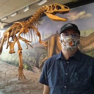 Complete skeleton display inside the Quarry Hall - Dinosaur National Monument, Jensen, UT