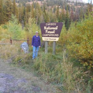 Entrance to Scout Mountain Campground south of Pocatello, ID. The campground is ~7000 feet in elevation.