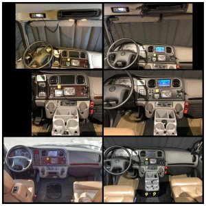 Before and after dash upgrade