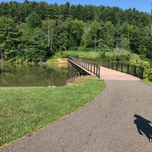 Atwood Lake improved Trail. Very accessible for wheelchairs, wagons and bikes.