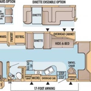 2008 Jayco Seneca 36MS Floorplan.