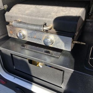 OUTDOOR KITCHEN INDUCTION COOKTOP STILL FITS 22" BLACKSTONE ON TOP