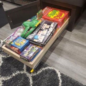 Under Dinette Storage Drawer