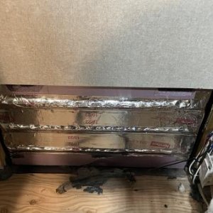 CC038988 FBD0 48B1 B30F 7EFD4075E711
Added 1” Dow board insulation to bottom vent