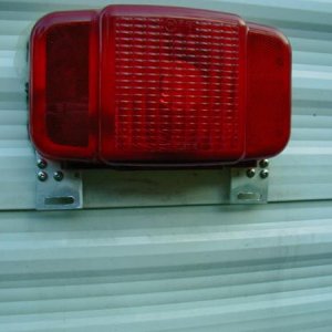 Vandalized Trailer Tail Light  Repaired #1