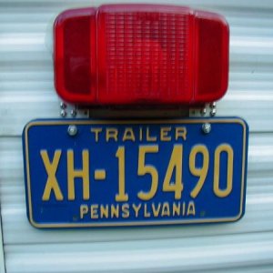 Vandalized Trailer Tail Light  Repaired #3