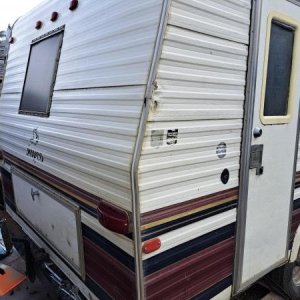 Back of trailer