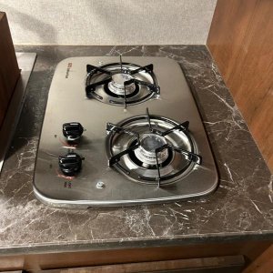 Stainless steel stove top - we put in a Stainless Steel sink and I wanted it to match.