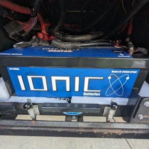 Ionic Lithium 12V 300Ah | LiFePO4 Deep Cycle Battery + Bluetooth + Heater