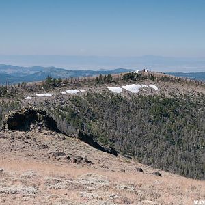 Drake Peak Lookout from Light Peak