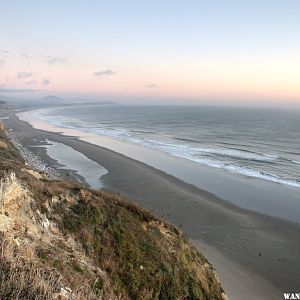 Looking south, post-sunset