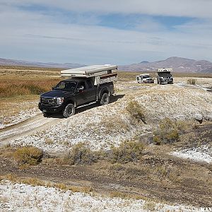 Road from Double Hot Springs to Black Rock Hot Springs