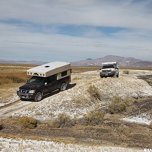 Road from Double Hot Springs to Black Rock Hot Springs