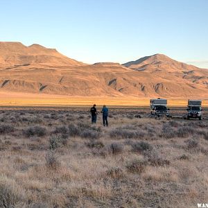 Campers and Black Rock Range