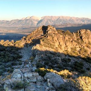 Sagehen Peak Sunset (excerpt of panorama)