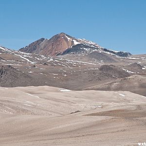 White Mt. Peak above the pastel plateau