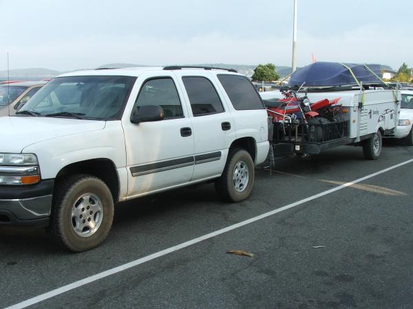 04 Tahoe and Banshee waiting for Ferry!