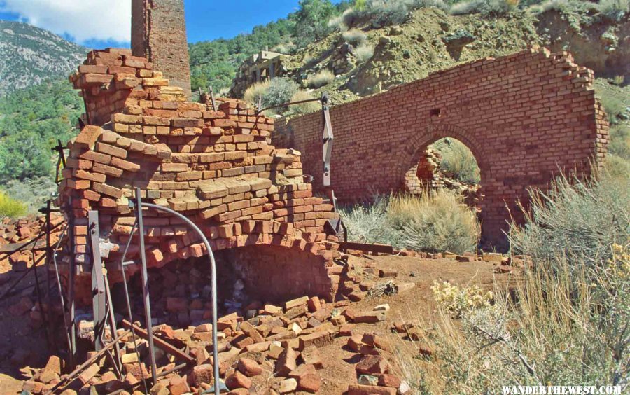 19th Century Mill Ruins in Panamint City