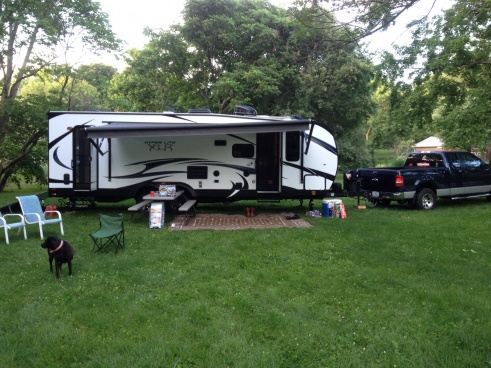 1st official campsite in Peoria,IL