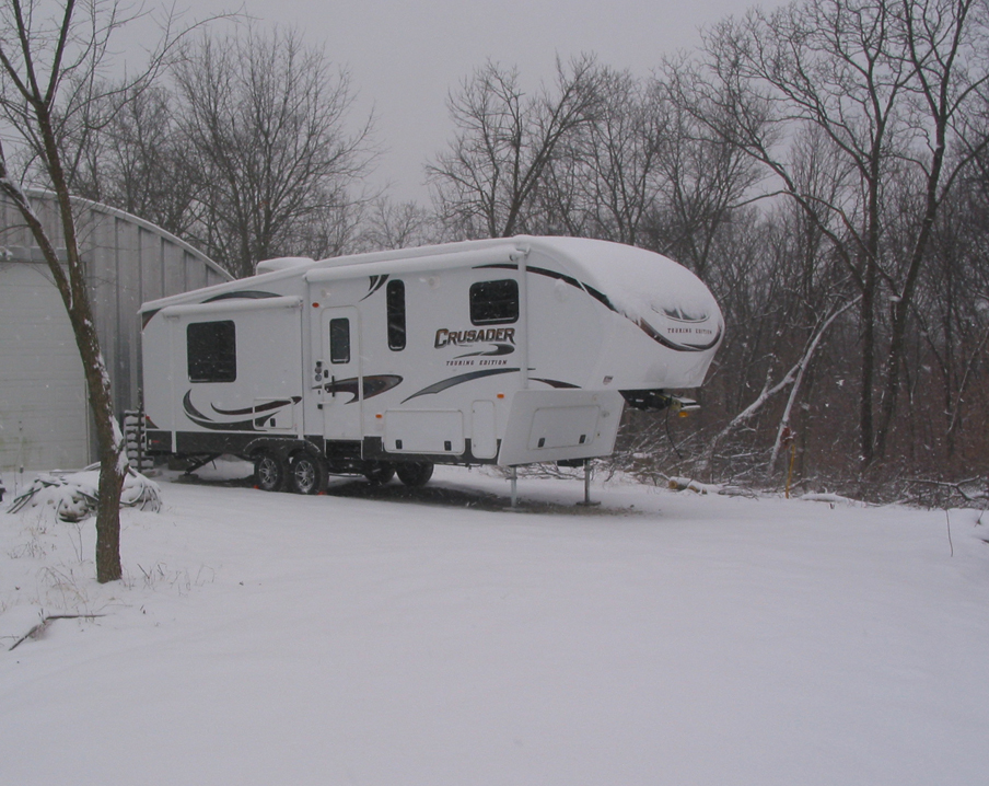 1st snowfall of the winter 2011/2012