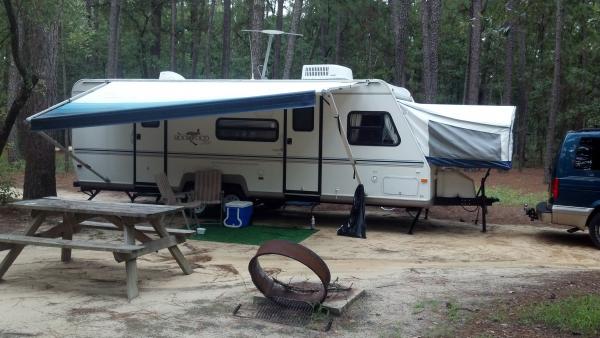 2003 ROO 25. Pee Dee State Park, Dillon, SC.  Very sandy sites.