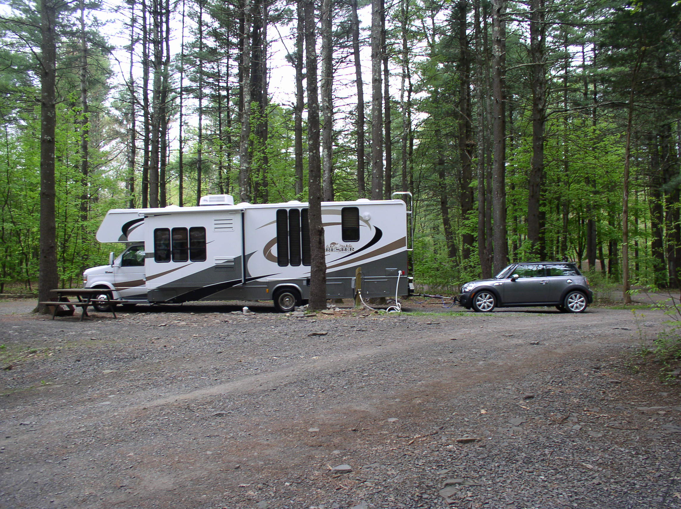 2009 Forester 3121DS with 07 Mini Cooper toad