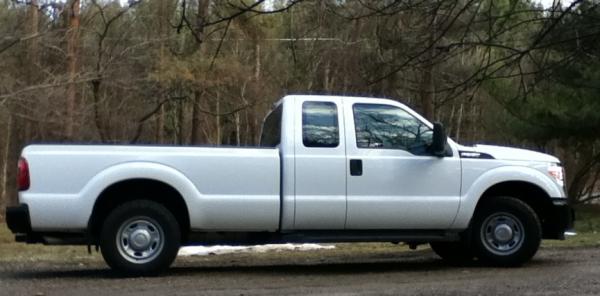 2011 F-250 SUPER DUTY 2WD SuperCab XL  3.73 rear / 158" WB / 8' bed. Integrated brake and sway control