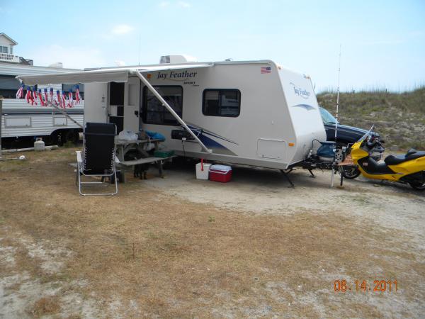 2011-Our 4th trailer-Tent gone, back to trailer 2011 JayFeather 22 ft.